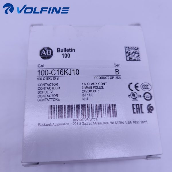 Allen-Bradley 100-C16KJ10 IEC contactor