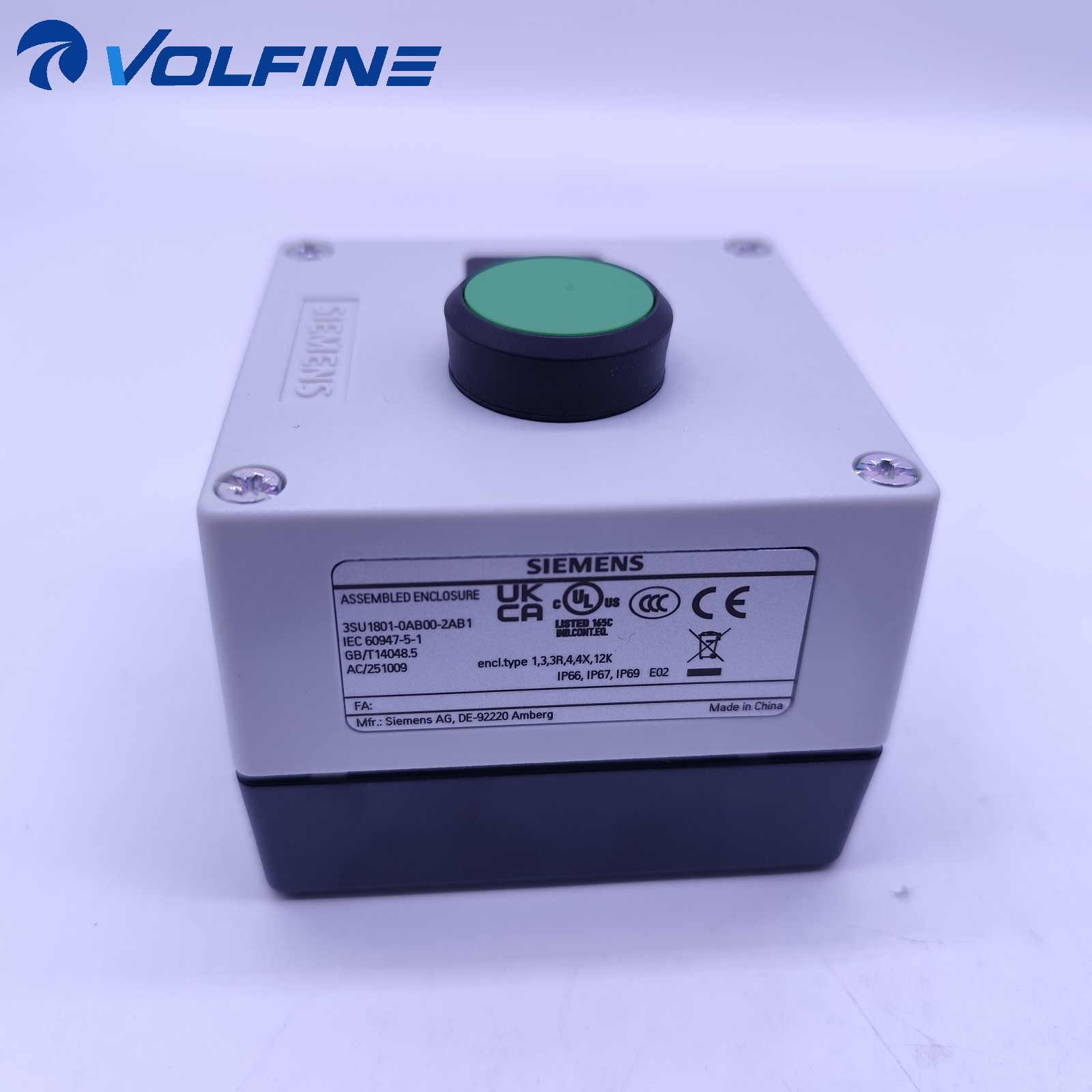 Siemens 3SU1801-0A800-2AB1 Pushbutton module SIRIUS