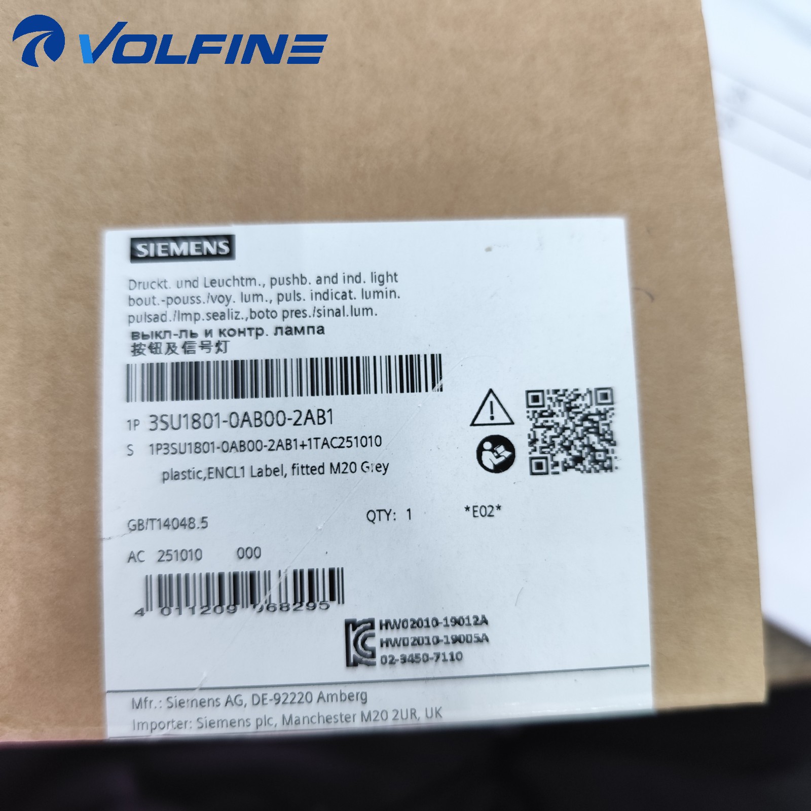 Siemens 3SU1801-0A800-2AB1 Pushbutton module SIRIUS - Image 4