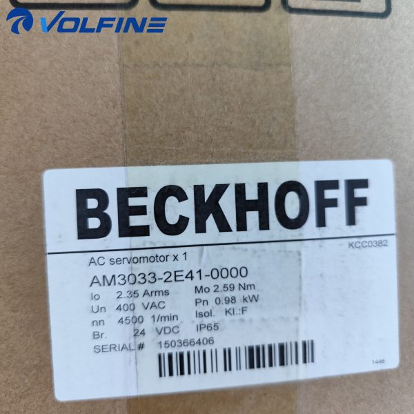 Beckhoff AM3033-2E41-0000 Servo motor AM8000