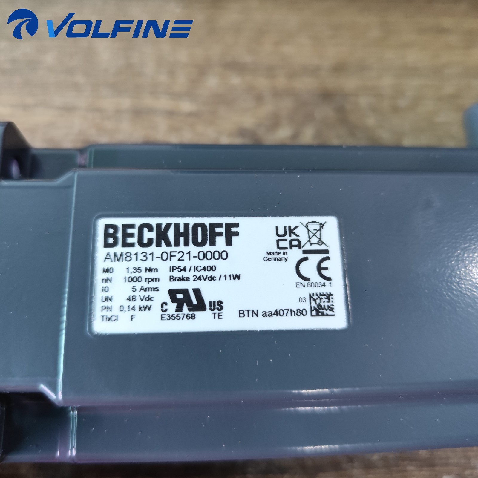 Beckhoff AM8131-0F21-0000 Servo motor AM8000 - Image 2
