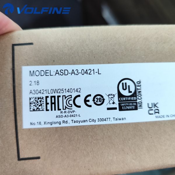 Delta ASD-A3-0421-L AC servo drive ASDA