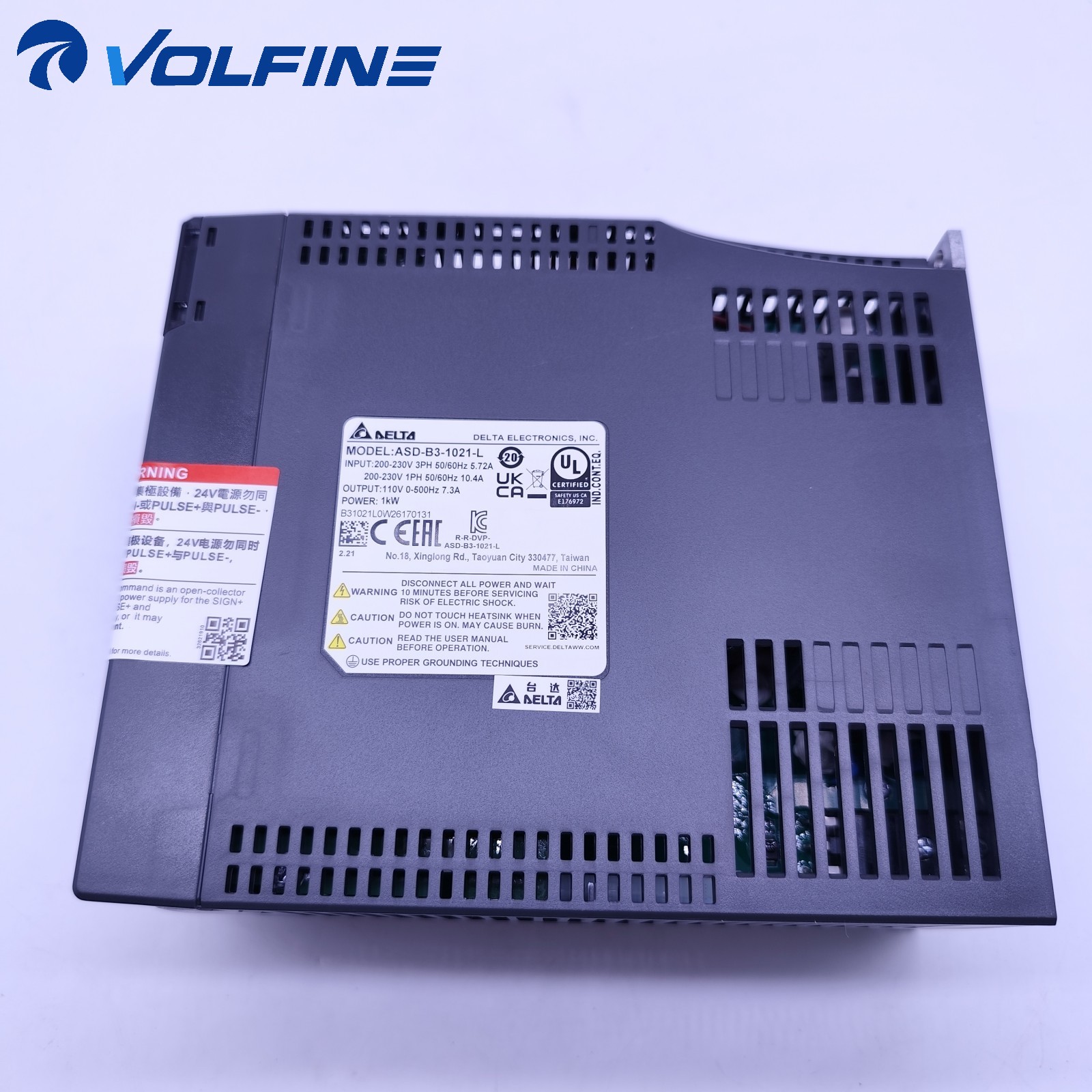 Delta ASD-B3-1021-L AC servo drive ASDA - Image 5