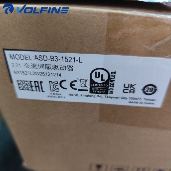 Delta ASD-B3-1521-L AC servo drive ASDA