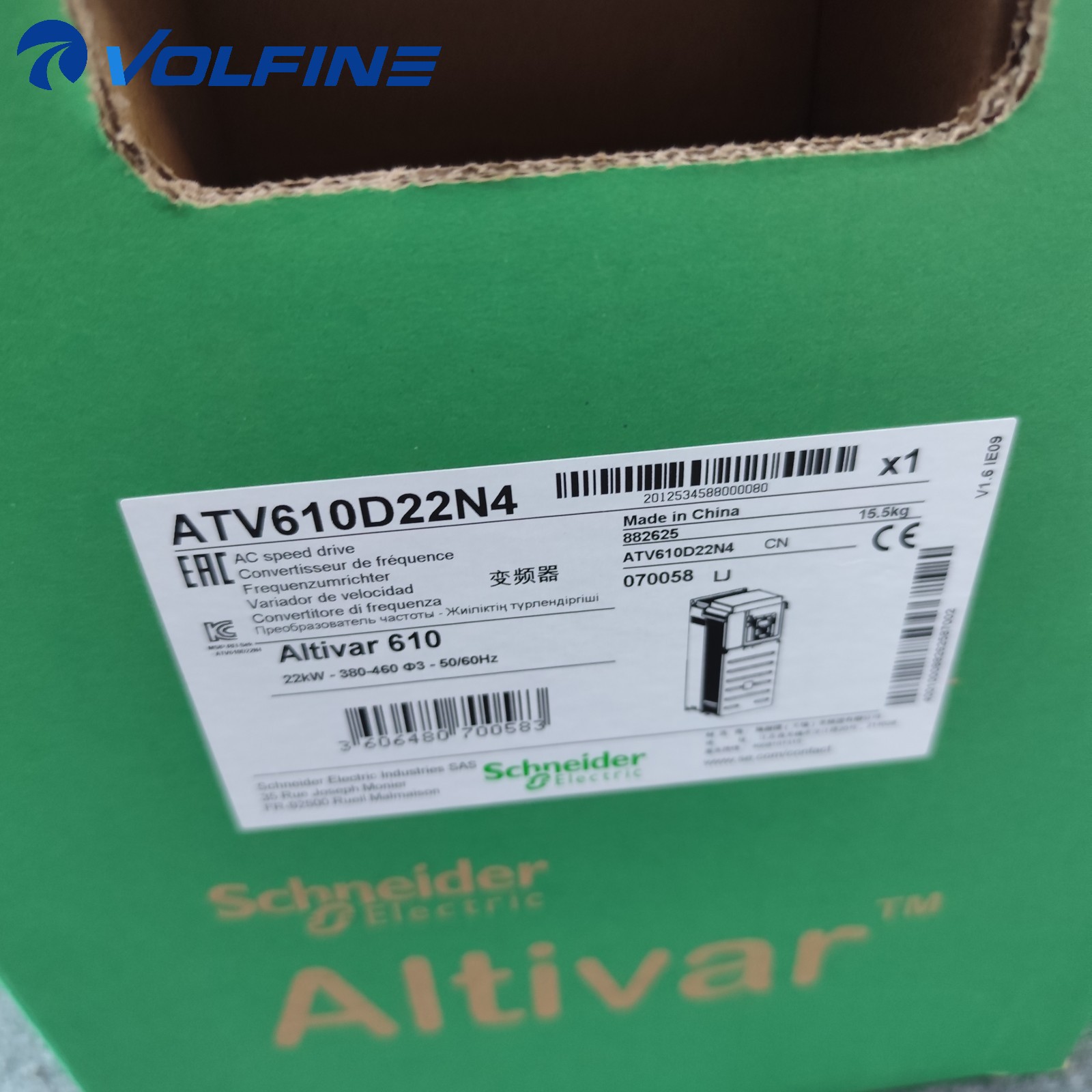 Schneider ATV610D22N4 Altivar AC drive