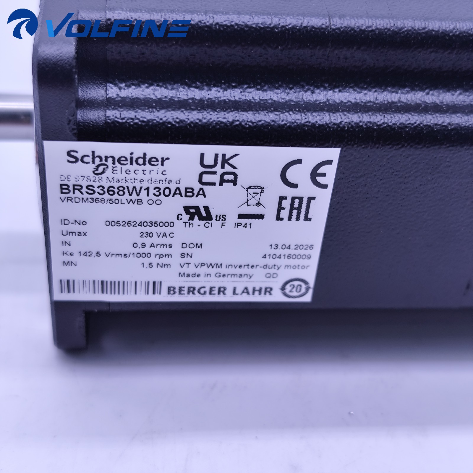 Lenze BRS368W130ABA Servo motor - Image 2