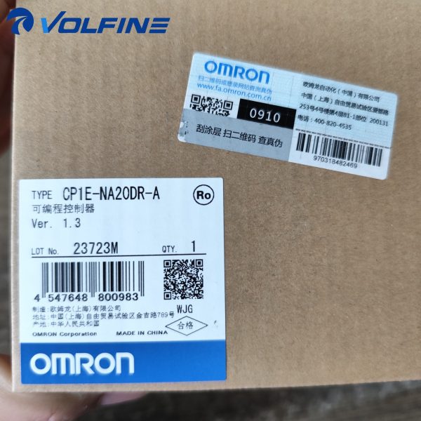 Omron CP1E-NA20DR-A PLC / Sysmac I/O CJ / NX