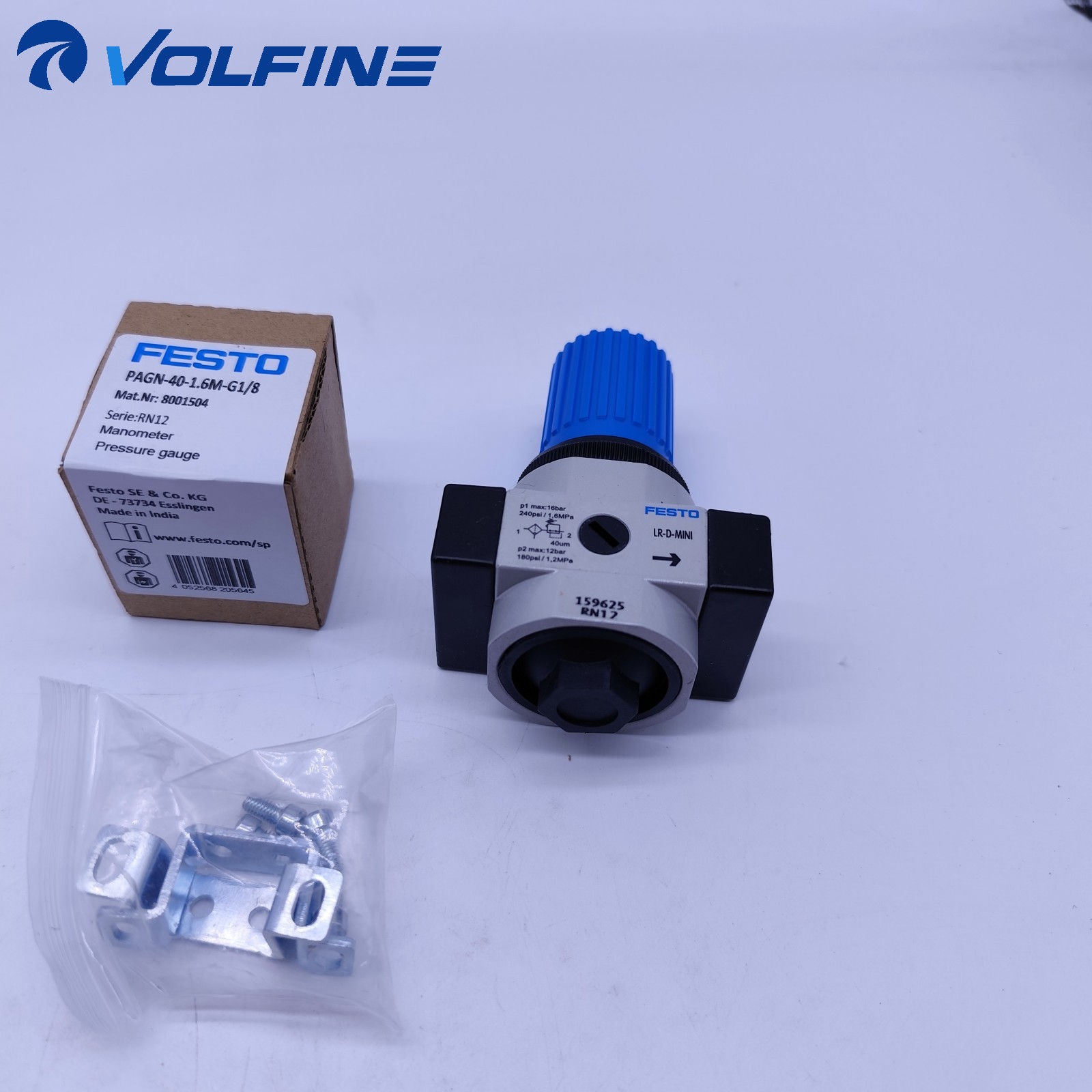 Festo LR-1-4-D-I-MINI Precision pressure regulator - Image 4
