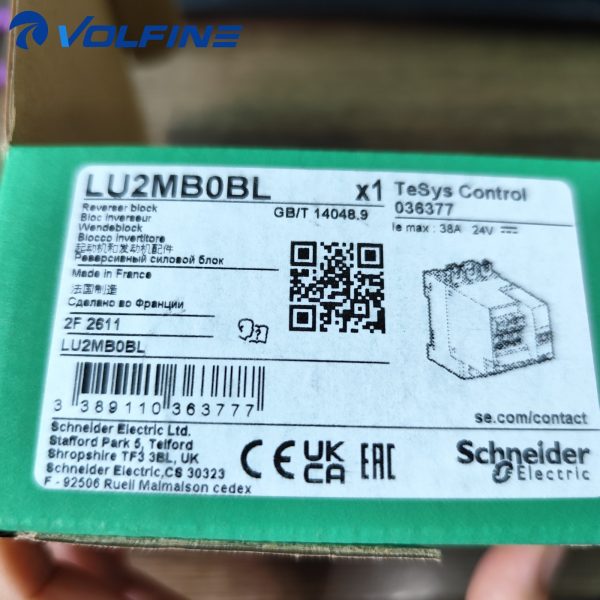 Schneider LU2MB0BL TeSys contactor / control