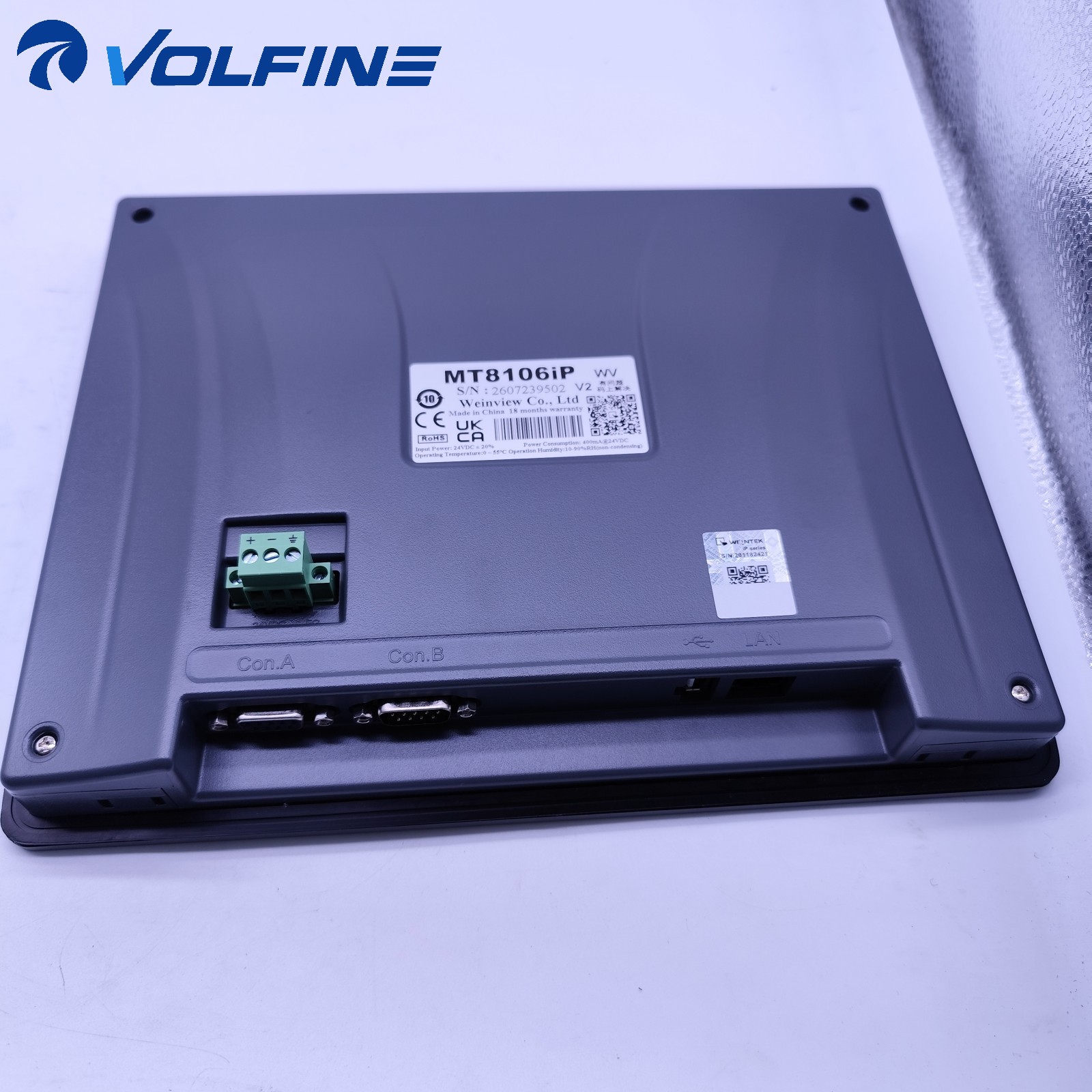 Weintek MT8106IP HMI touch panel MT8000iP - Image 2