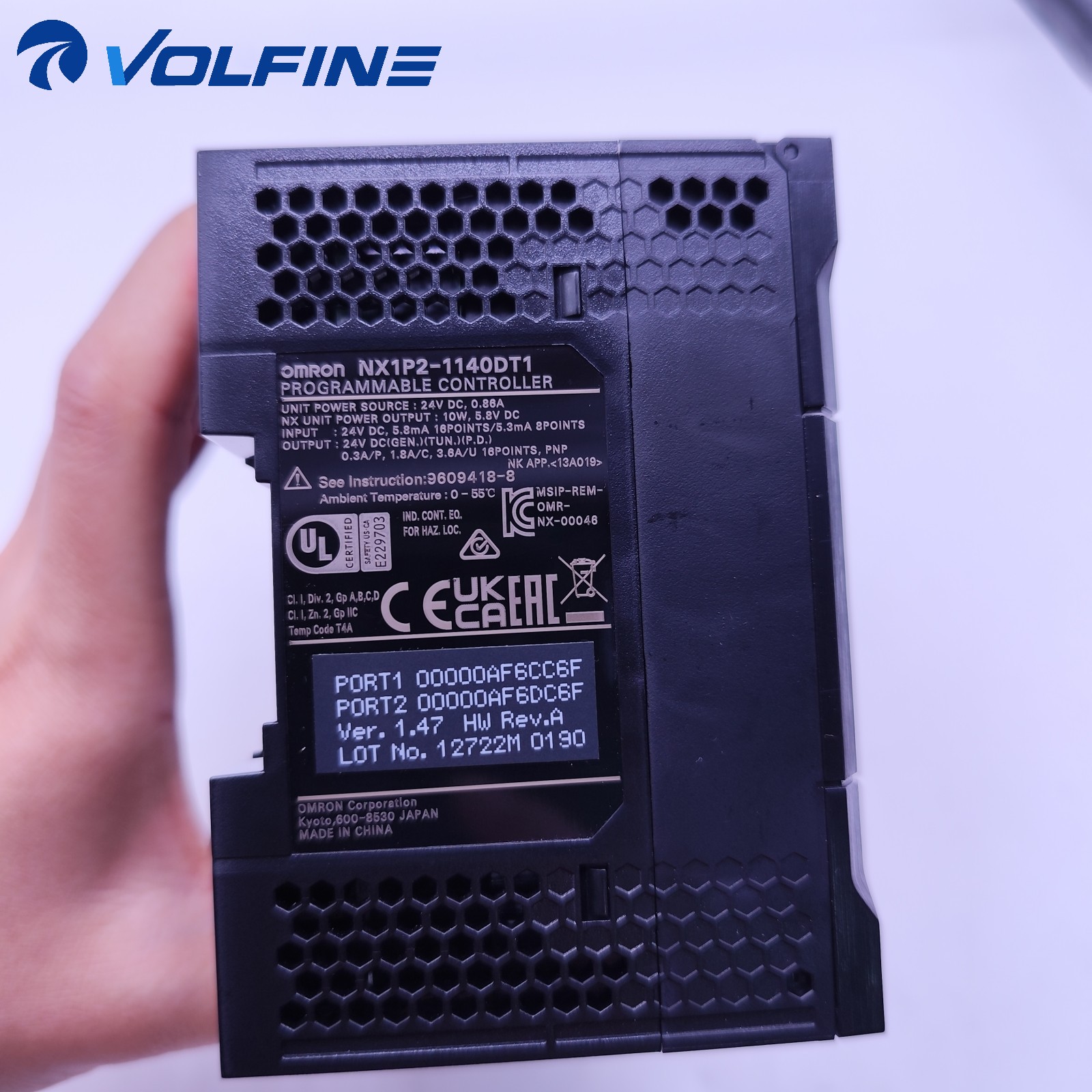 Omron NX1P2-1140DT1 Sysmac machine controller Sysmac NX - Image 2