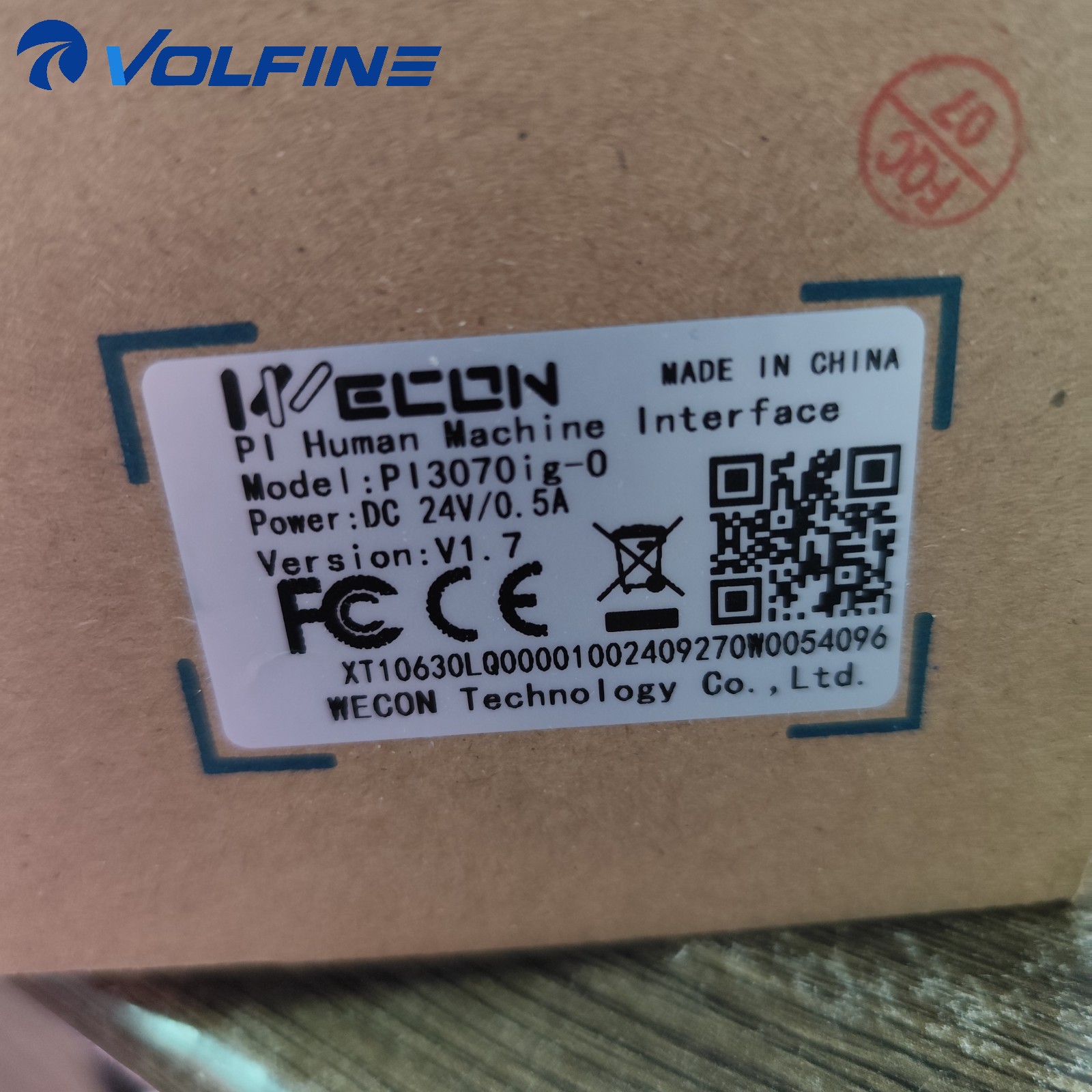 Weintek PI3070IG-O HMI touch panel cMT / iE