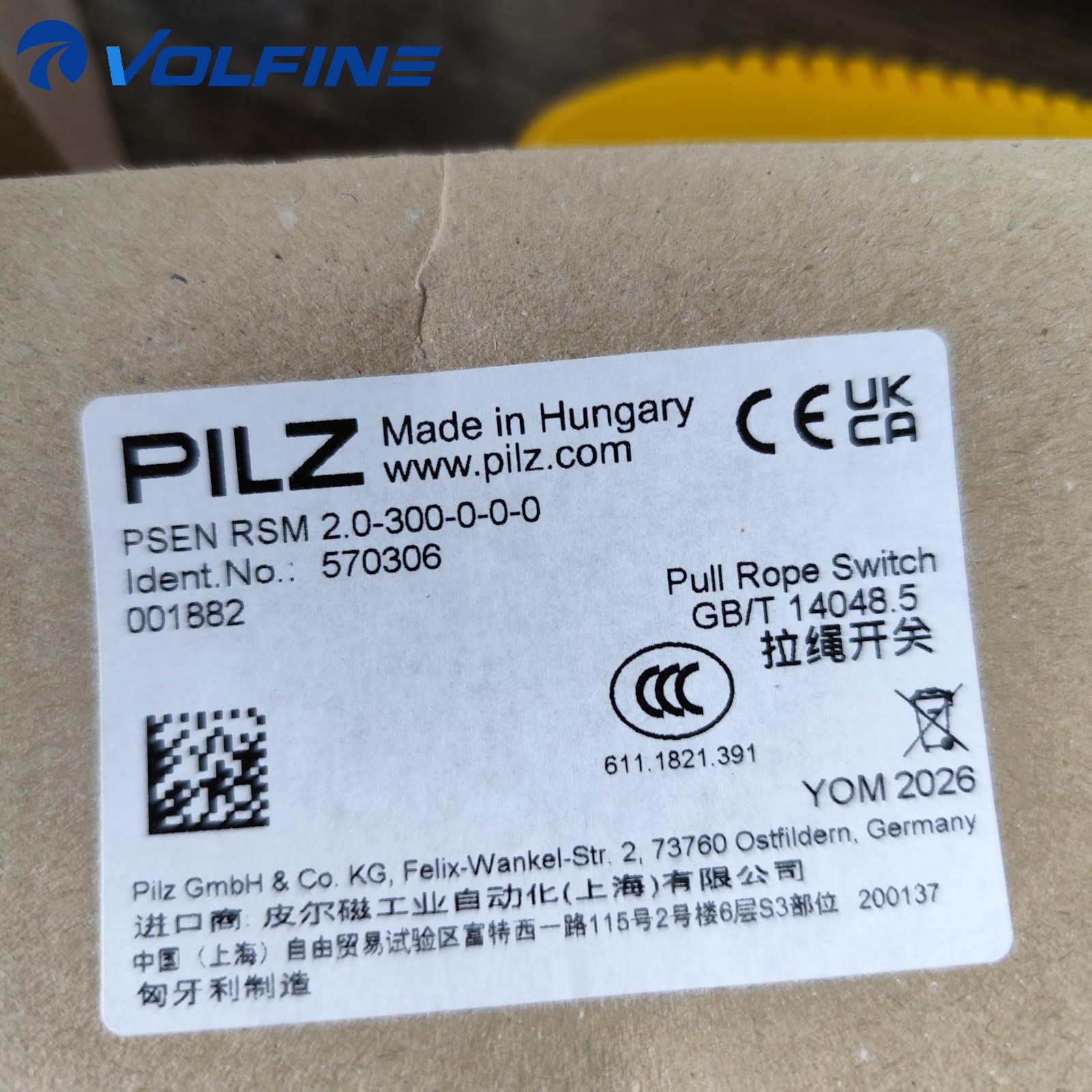 Pilz PSEN-RSM-2-0-300-0-0-0-570306 Safety switch