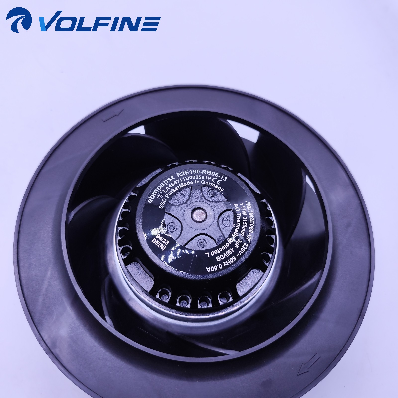 ebm-papst R2E190-RB06-13 EC / AC fan RadiCal / AxiBlade