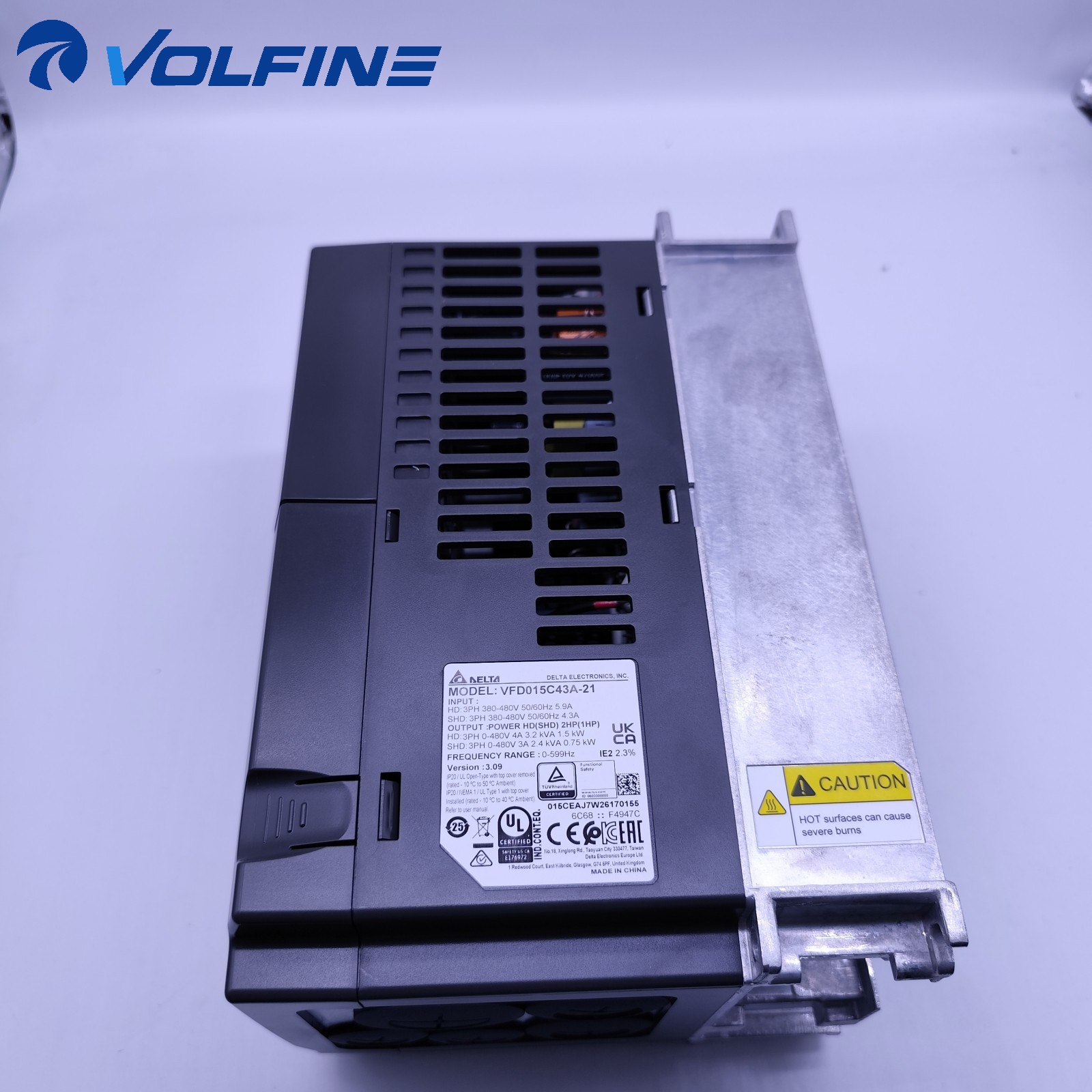 Delta VFD015C43A-21 VFD Drive - Image 2