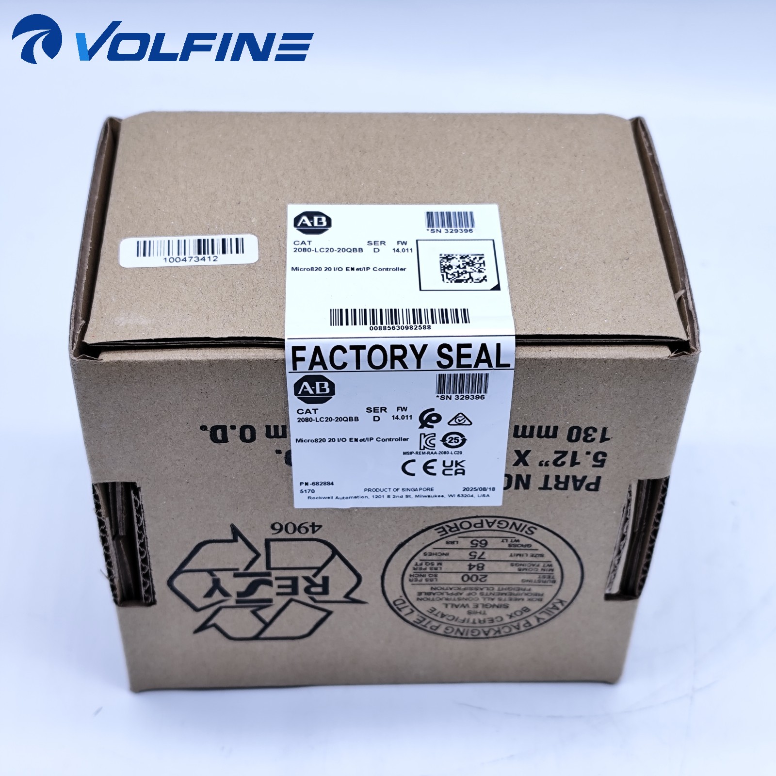 Allen-Bradley 2080-LC20-20QBB Micro800 PLC / I/O