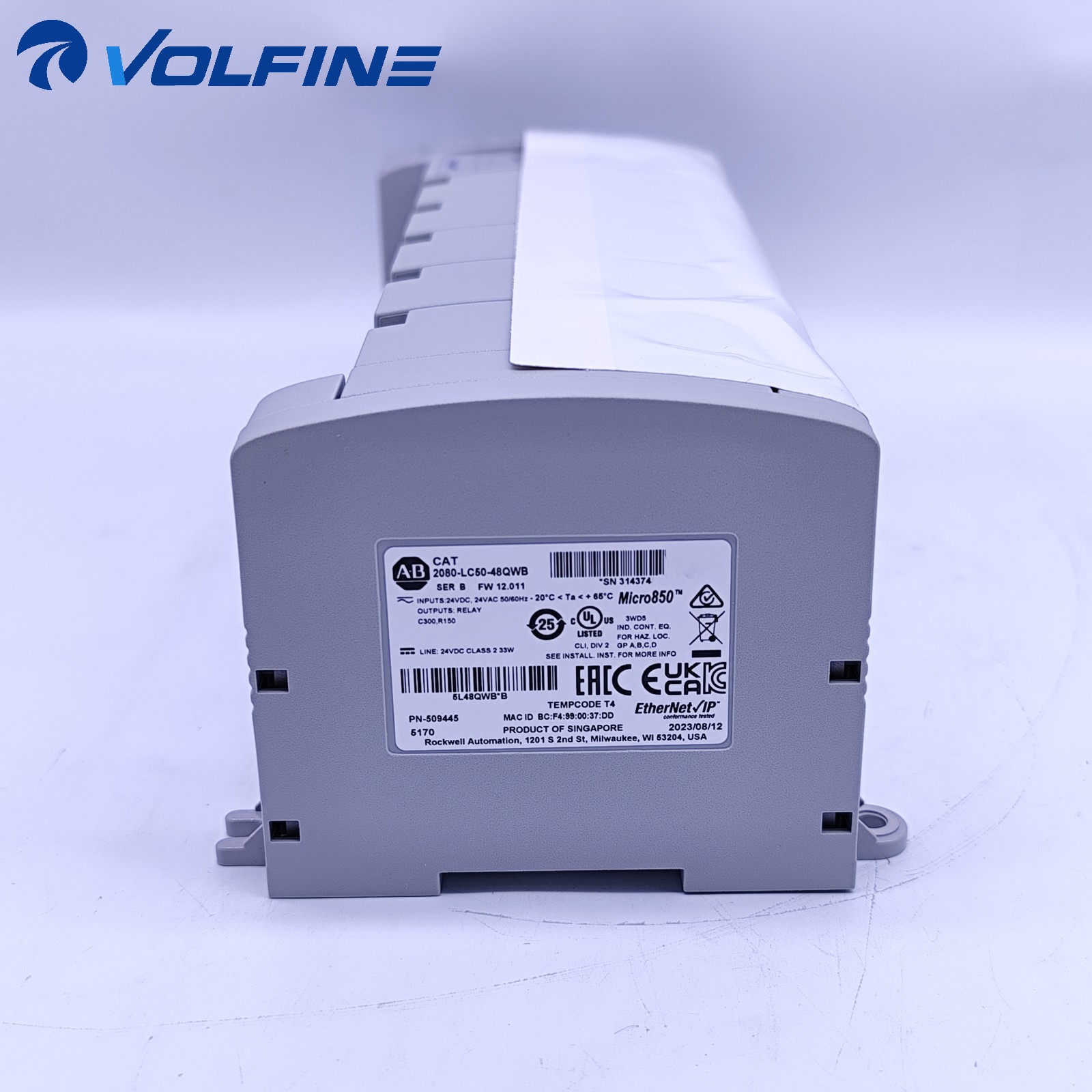 Allen-Bradley 2080-LC50-48QWB Micro800 PLC / I/O - Image 4