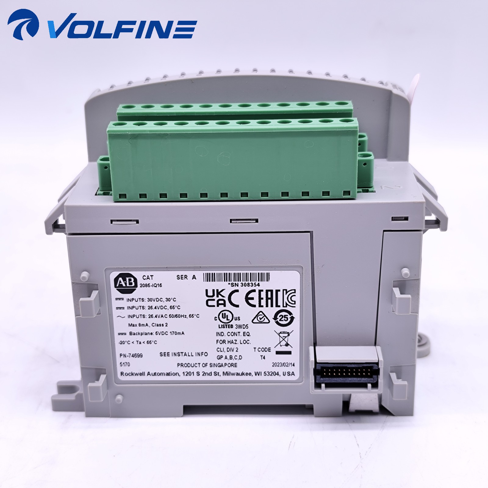 Allen-Bradley 2085-1Q16 Micro800 PLC / I/O - Image 2