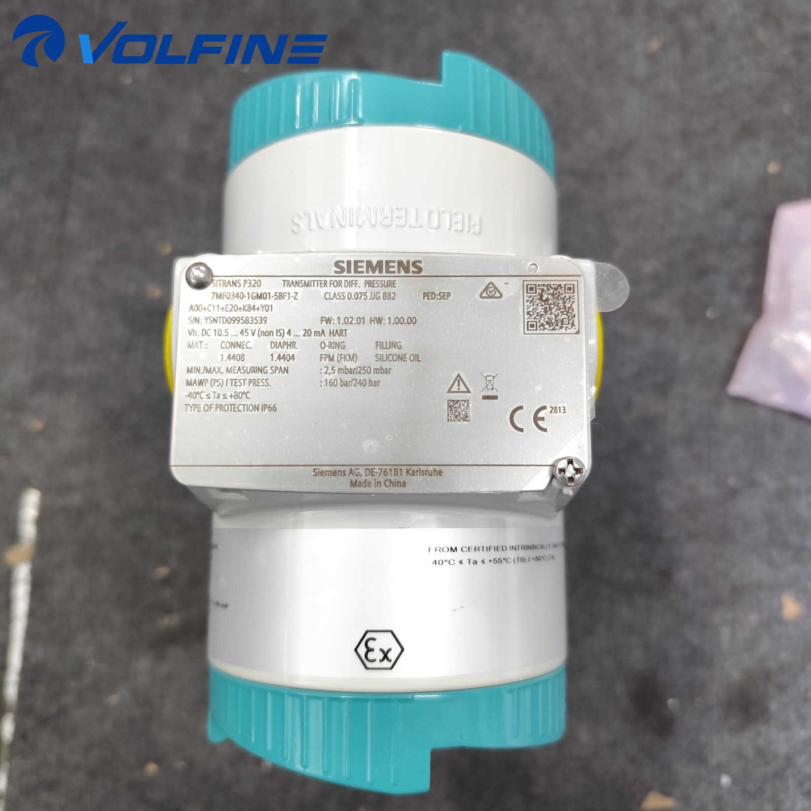 Siemens 7MF0340-1GM01-5BF1-Z Process transmitter SITRANS - Image 2