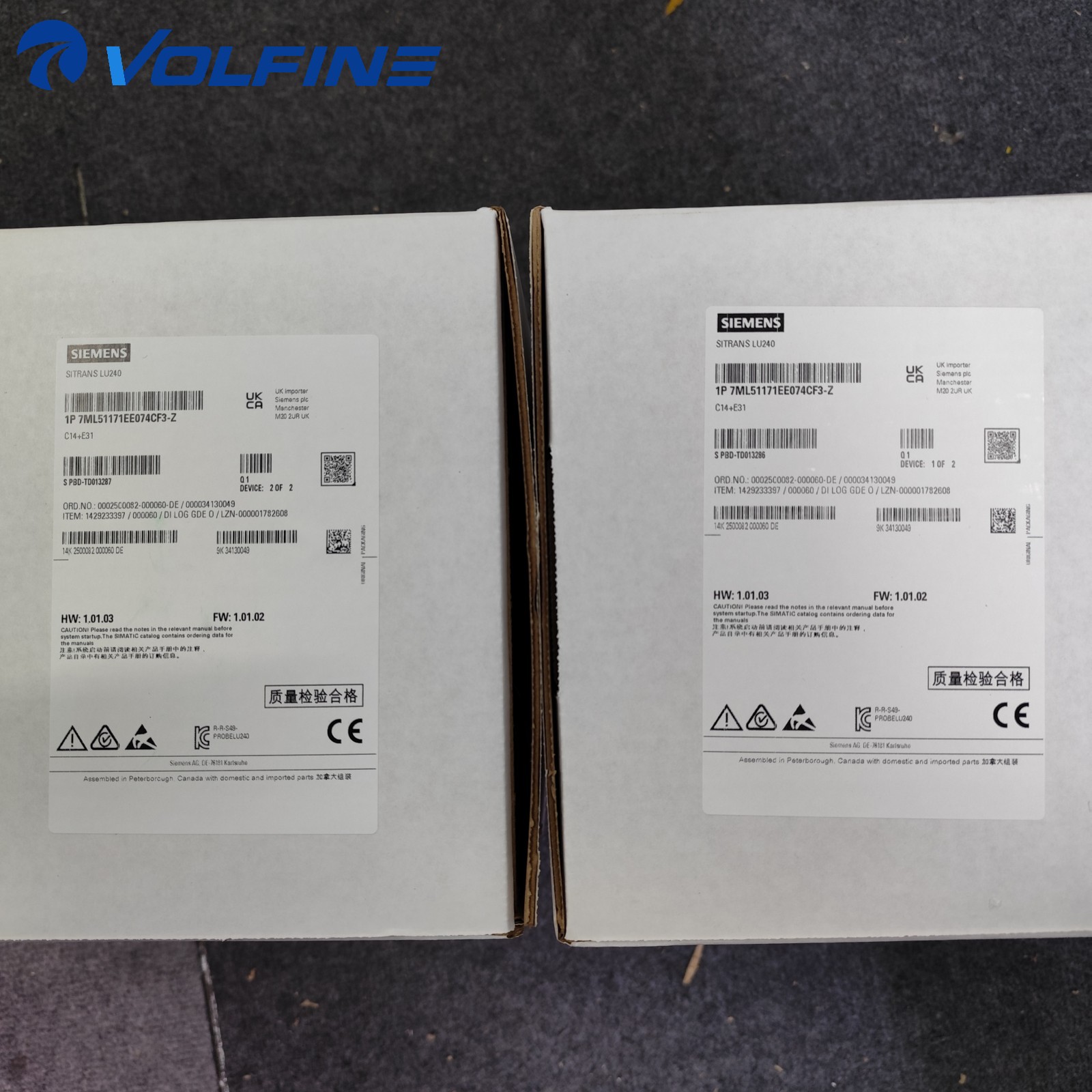 Siemens 7ML5117-1EE07-4CF3-Z Process transmitter SITRANS