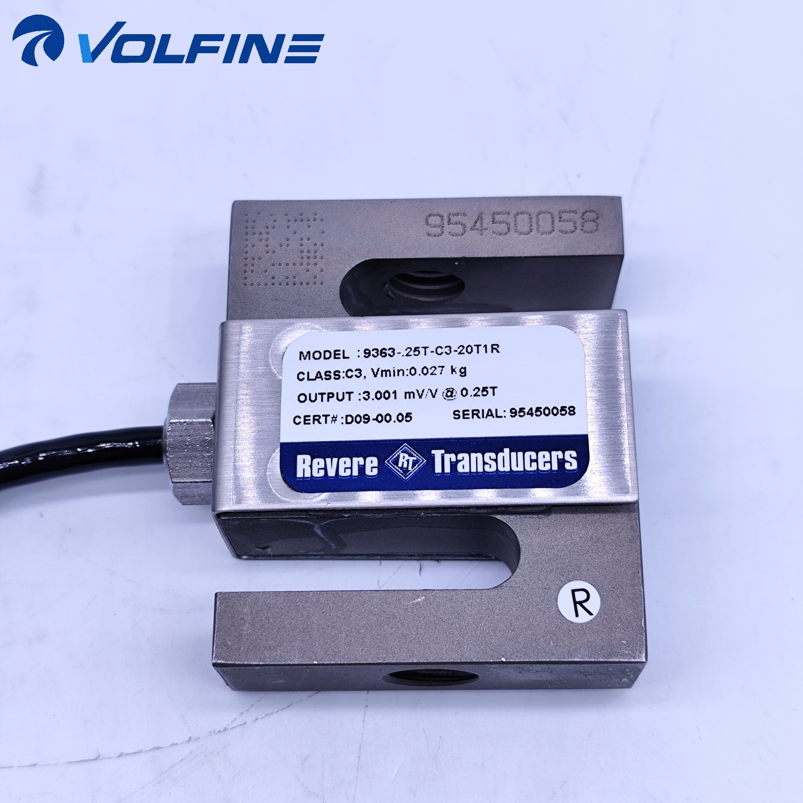 Zemic 9363-250KG-C3-20T1-R Load cell Shear beam - Image 2