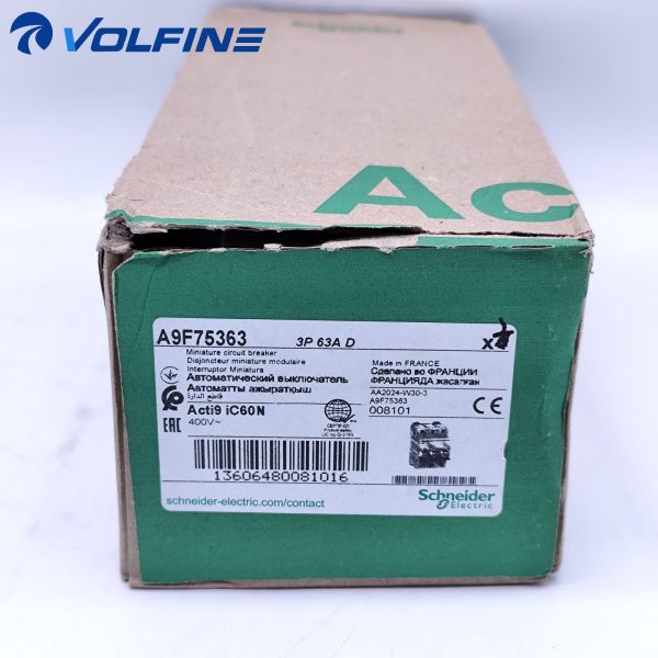 Schneider A9F75363 Miniature circuit breaker Acti9