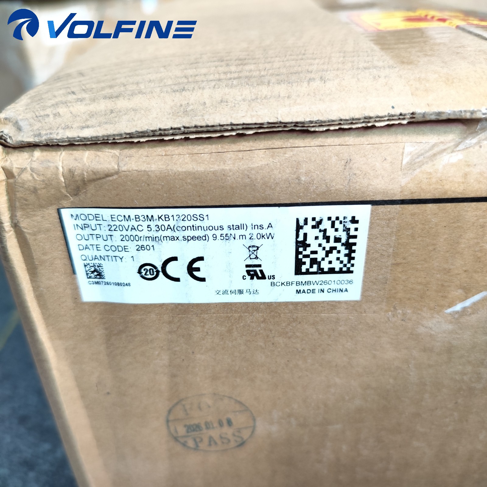 Delta ECM-B3M-KB1320SS1 AC servo motor ECMA / ECM