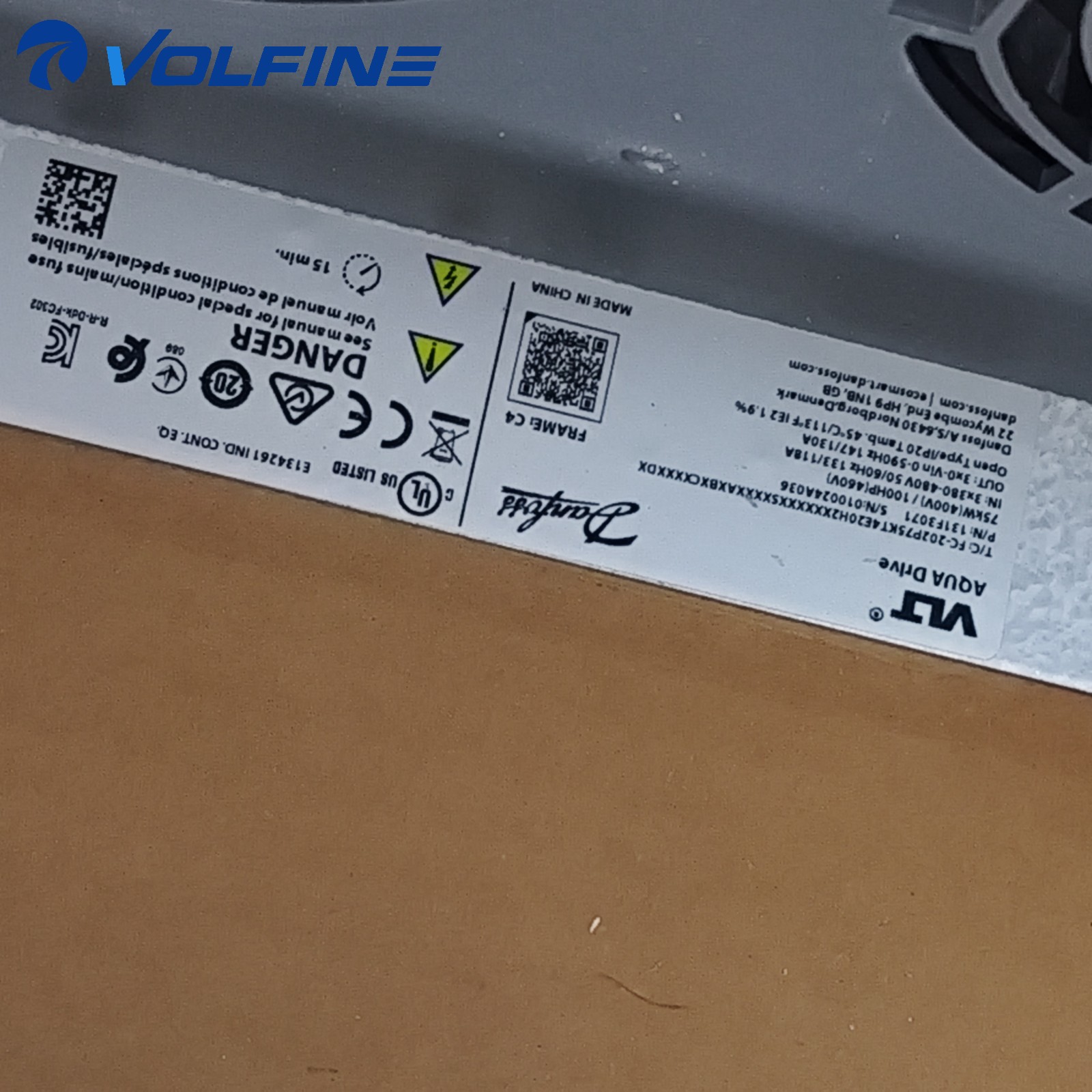 Danfoss FC-202P75KT4E20H2XXXXXXSXXXXAXBXCXXXXDX VLT AC drive - Image 4