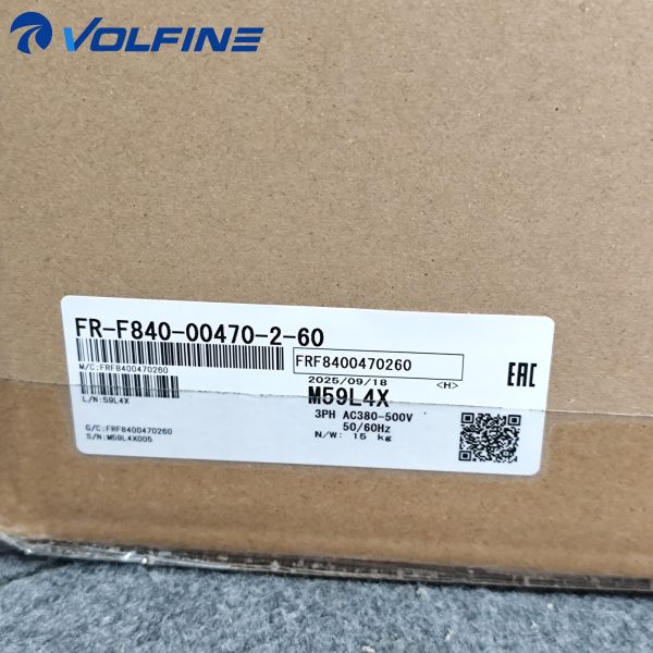 Mitsubishi FR-F840-00470-2-60 FREQROL AC drive