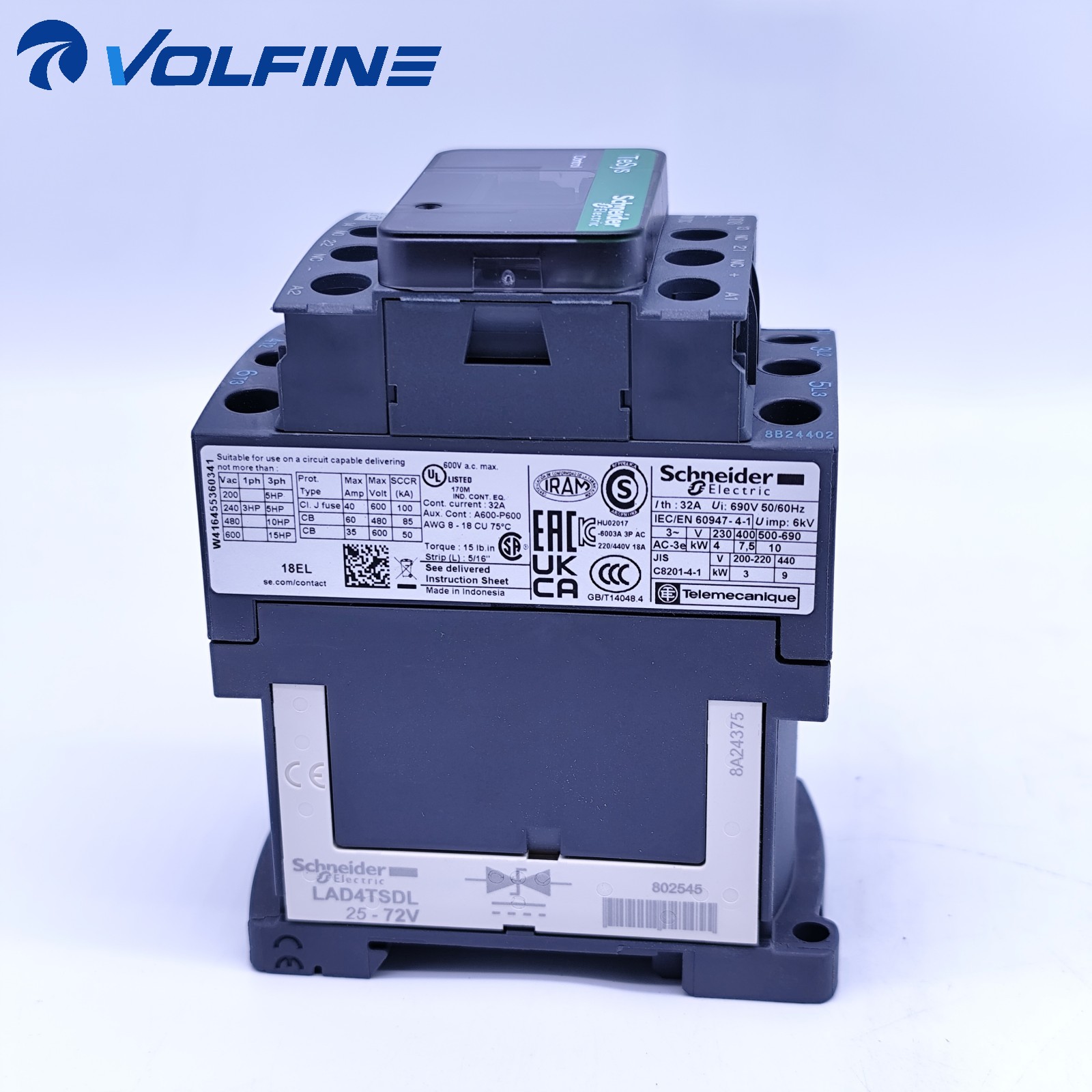Schneider LC1D18EL TeSys contactor / control - Image 3