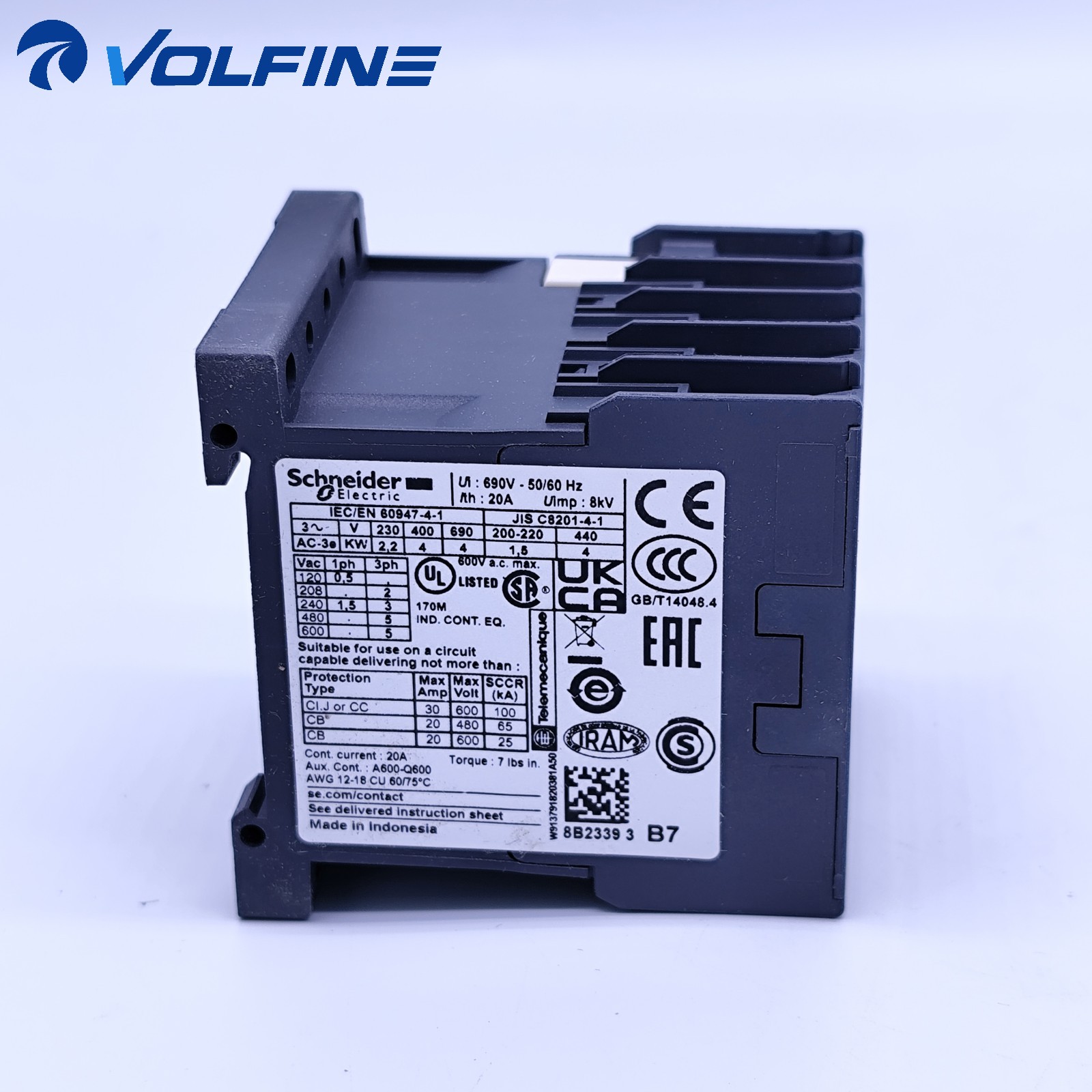 Schneider LC1K0901B7 TeSys contactor / control - Image 4