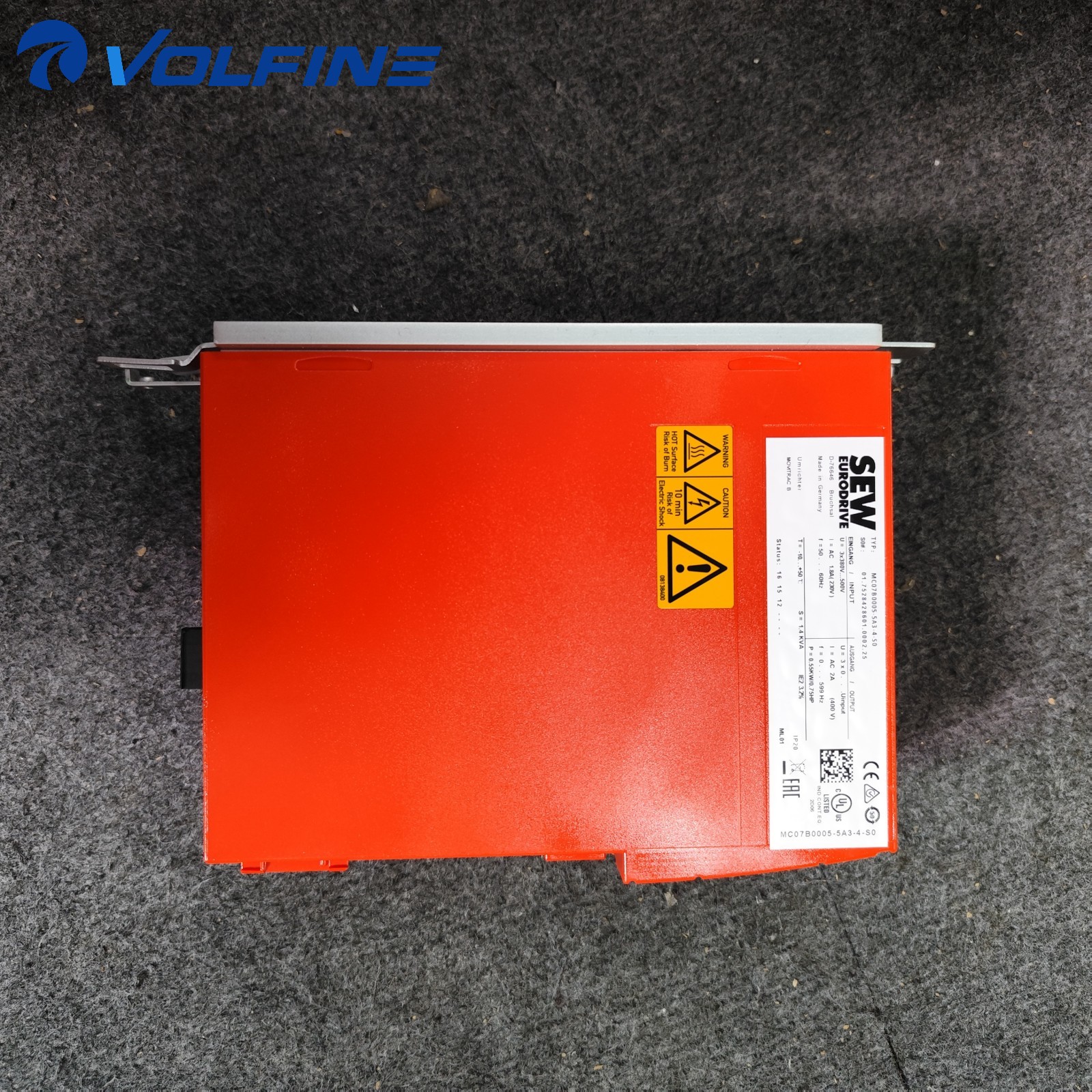 SEW-EURODRIVE MC07B0005-5A3-4-S0 Inverter MOVITRAC / MOVIDRIVE - Image 3