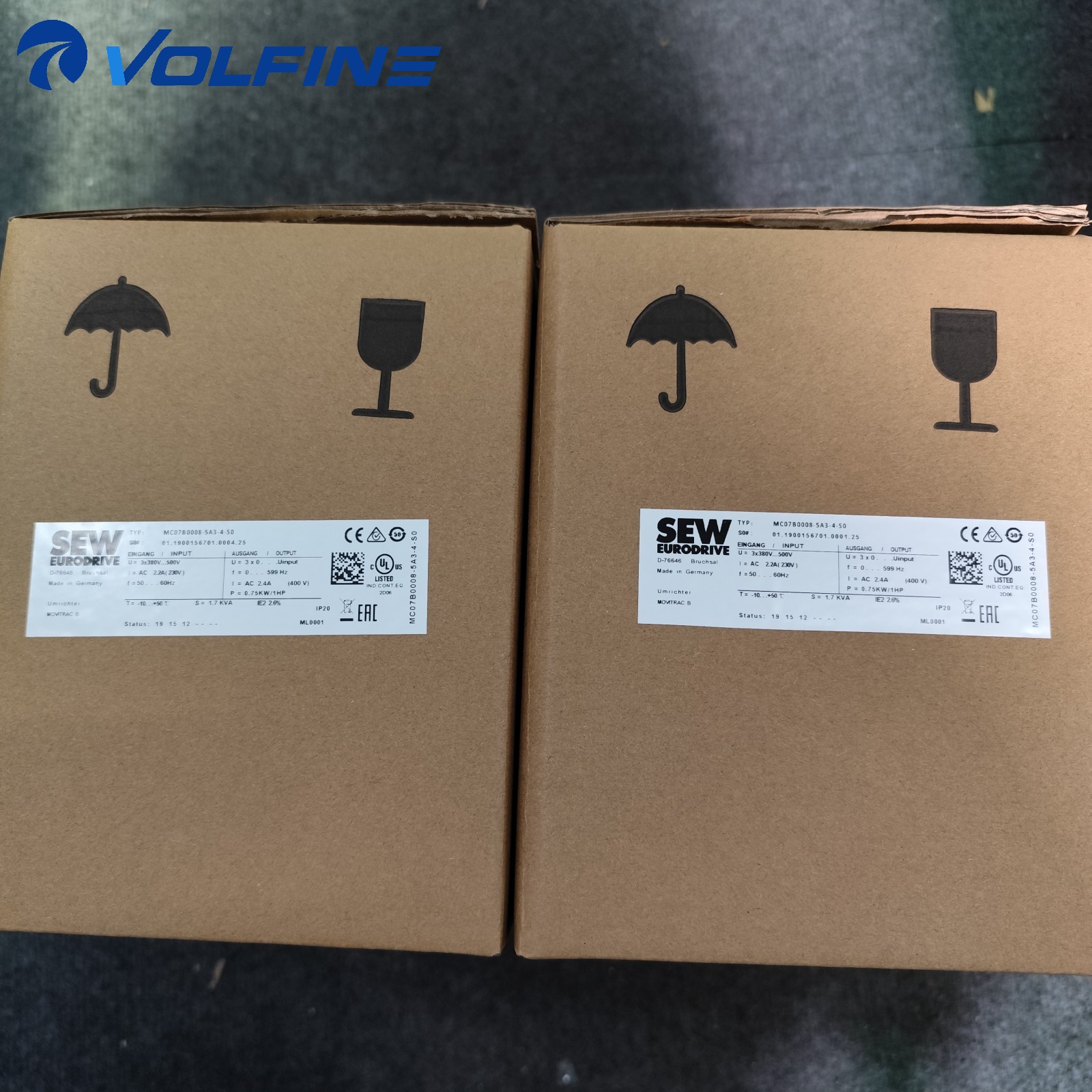 SEW-EURODRIVE MC07B0008-5A3-4-S0 Inverter MOVITRAC / MOVIDRIVE