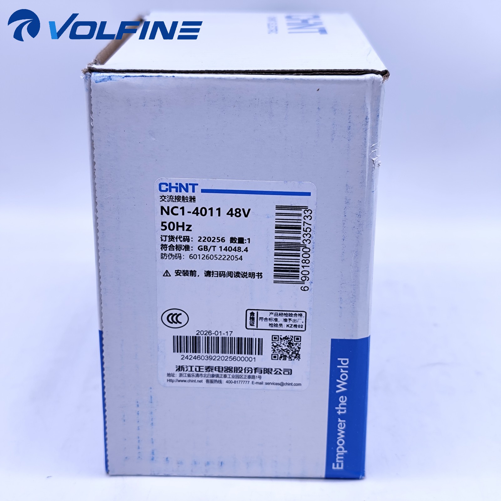 CHINT NC1-4011 Contactor / MCB
