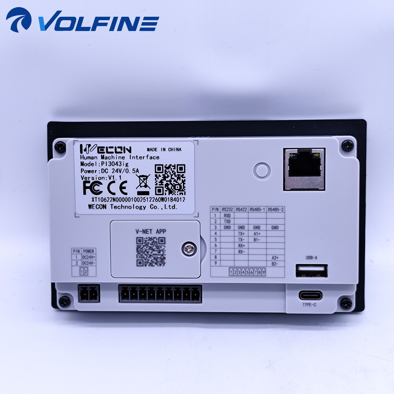 Weintek PI3043IG HMI touch panel cMT / iE - Image 2