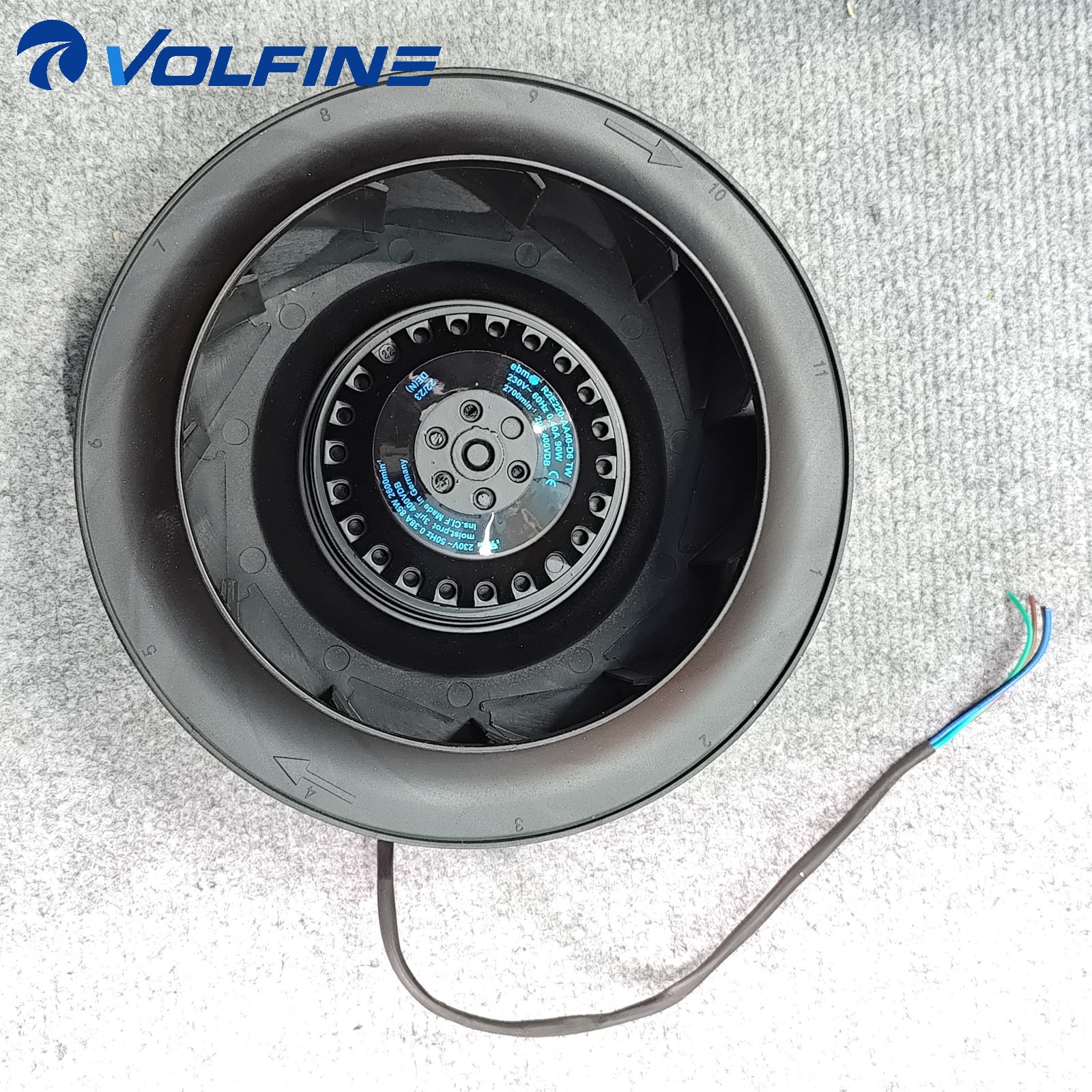 ebm-papst R2E220-AA40-D6 EC / AC fan RadiCal / AxiBlade
