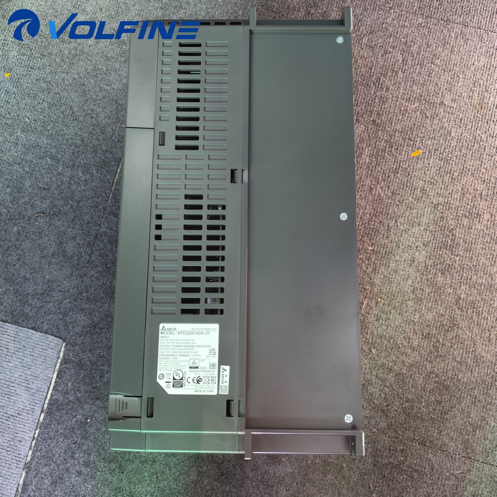 Delta VFD220C43A-21 AC drive - Image 2